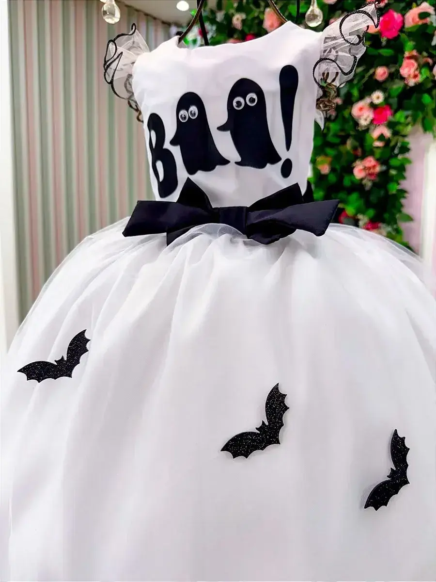 Fantasia vestido boo encantado Halloween, foto 7