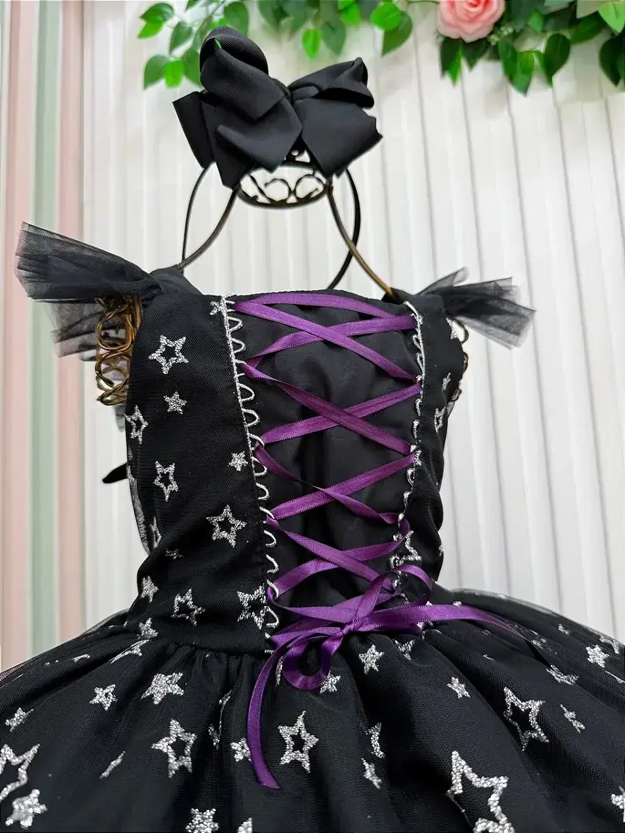 Fantasia vestido doce mistério Halloween, foto 7