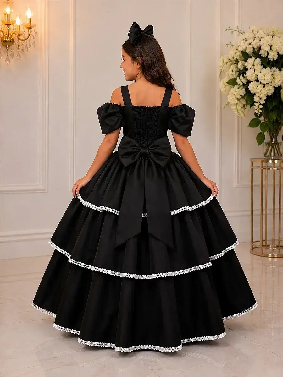Vestido longo safira preto, foto 2