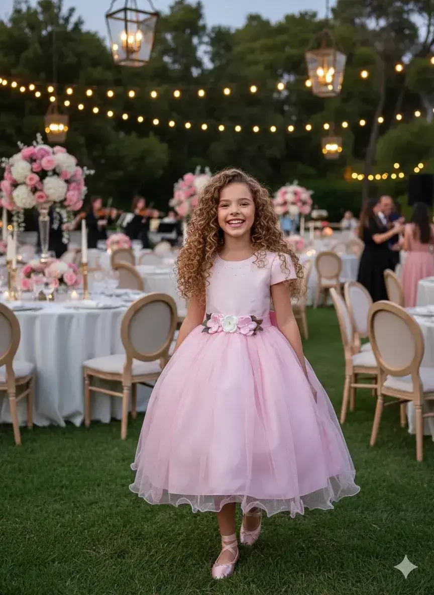 Vestido luiza rosa