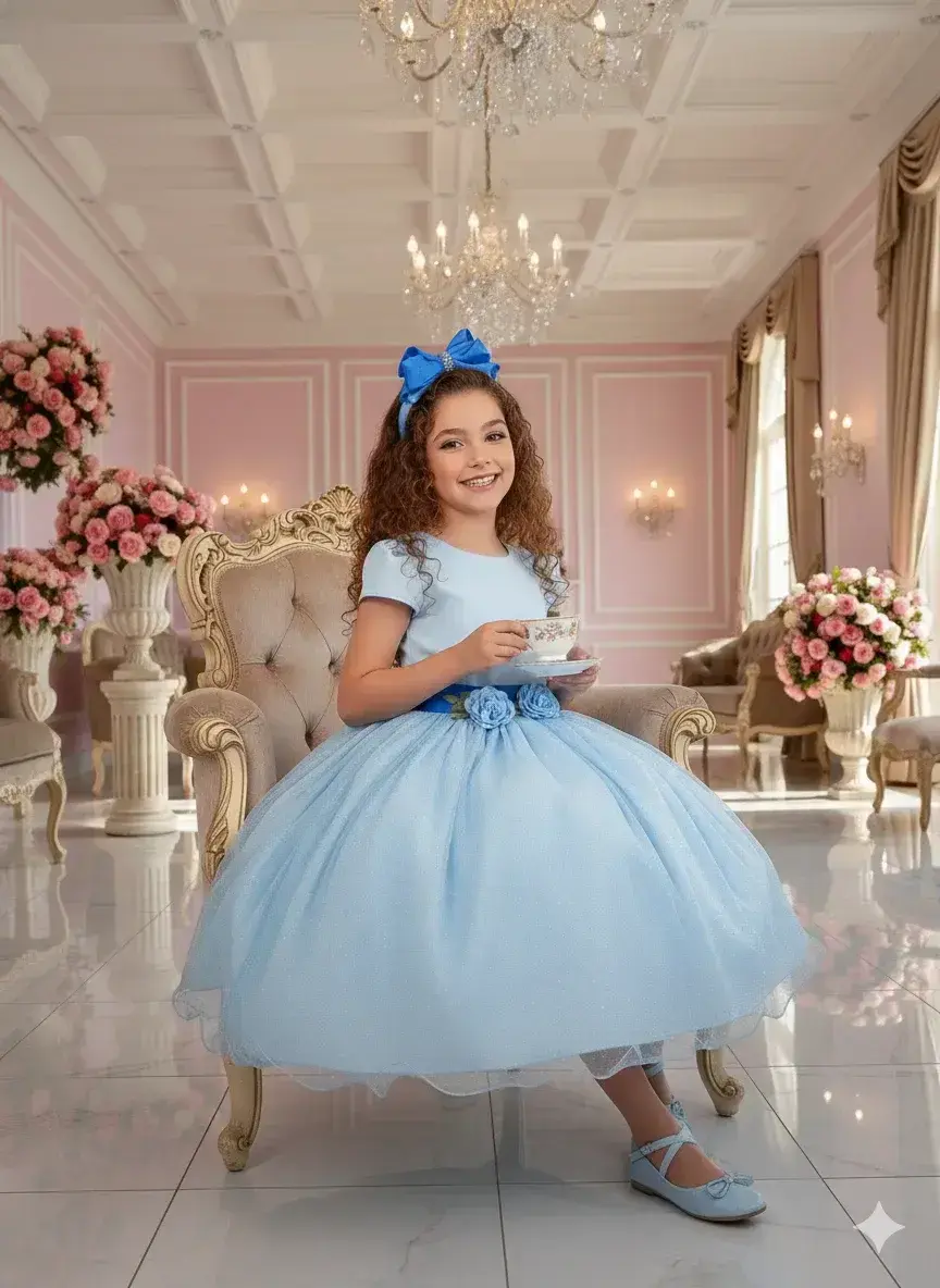Vestido luiza azul, foto 3