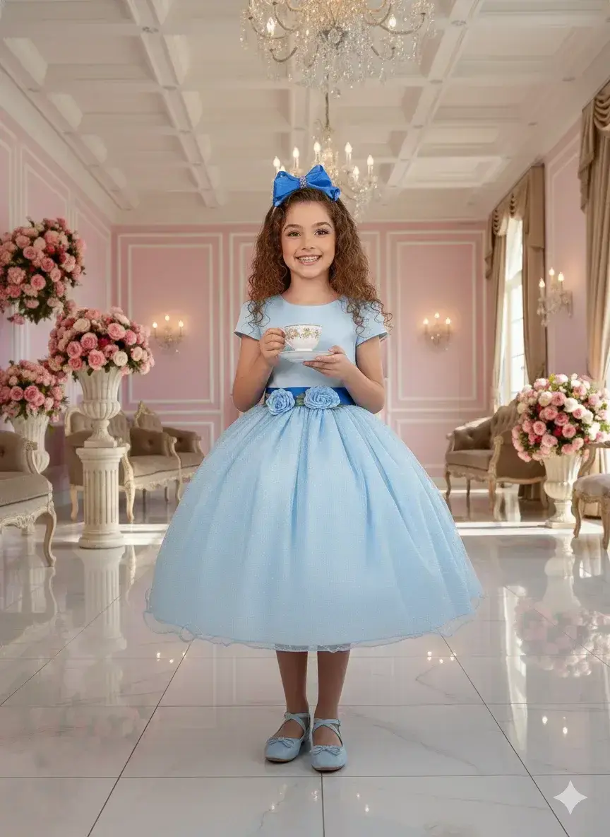 Vestido luiza azul, foto 4