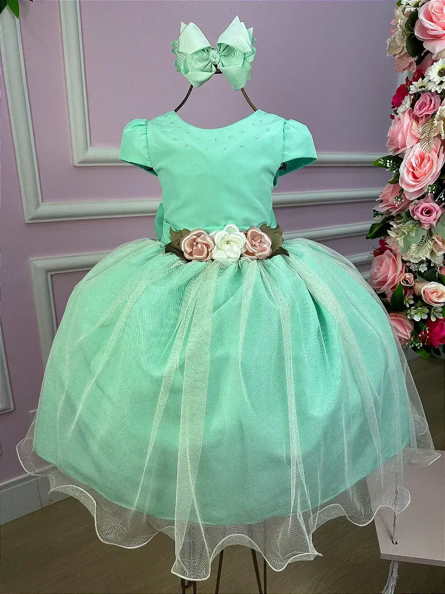 Vestido luiza verde menta, foto 3