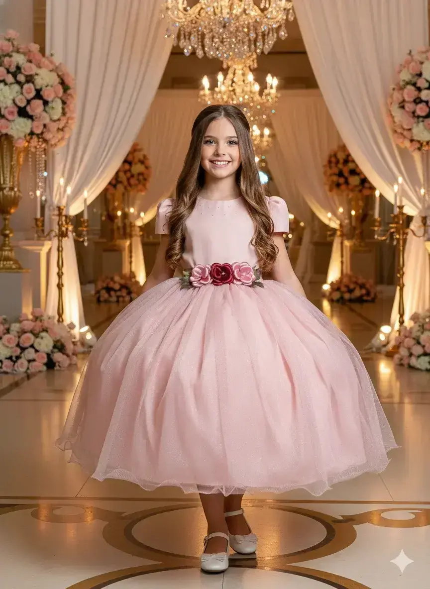Vestido luiza rose