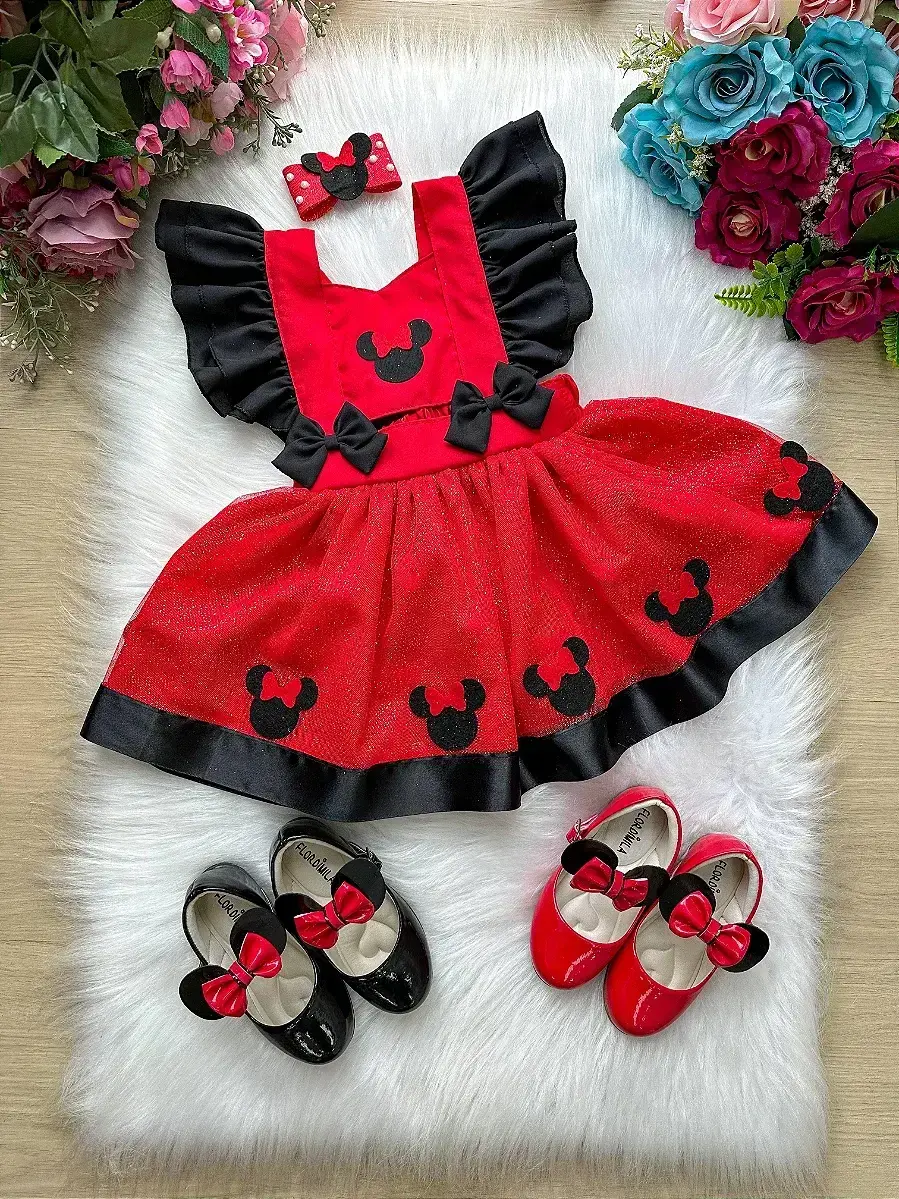 Vestido Minnie vermelho, foto 2