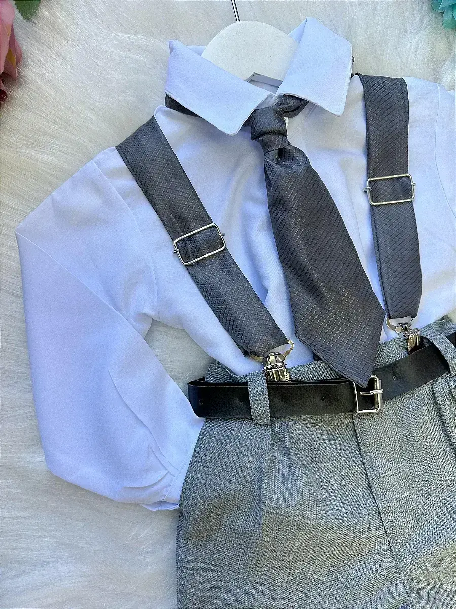 Conjunto rafael suspensorio cinza, foto 2
