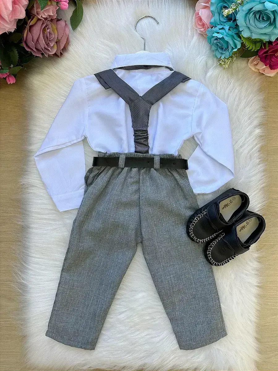 Conjunto rafael suspensorio cinza, foto 4
