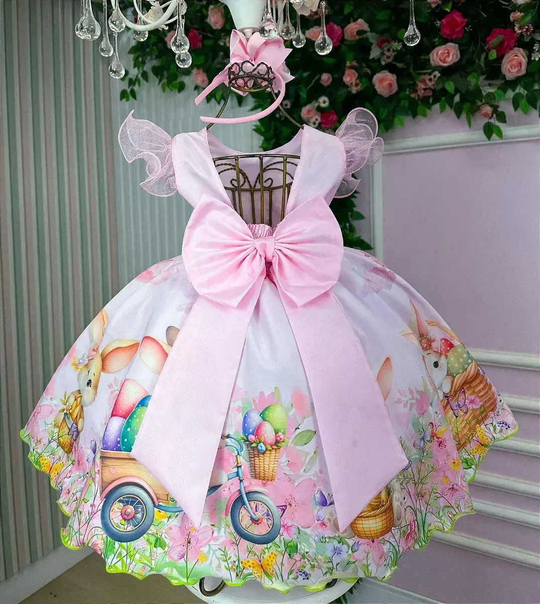 Vestido coelhinho rosa, foto 8