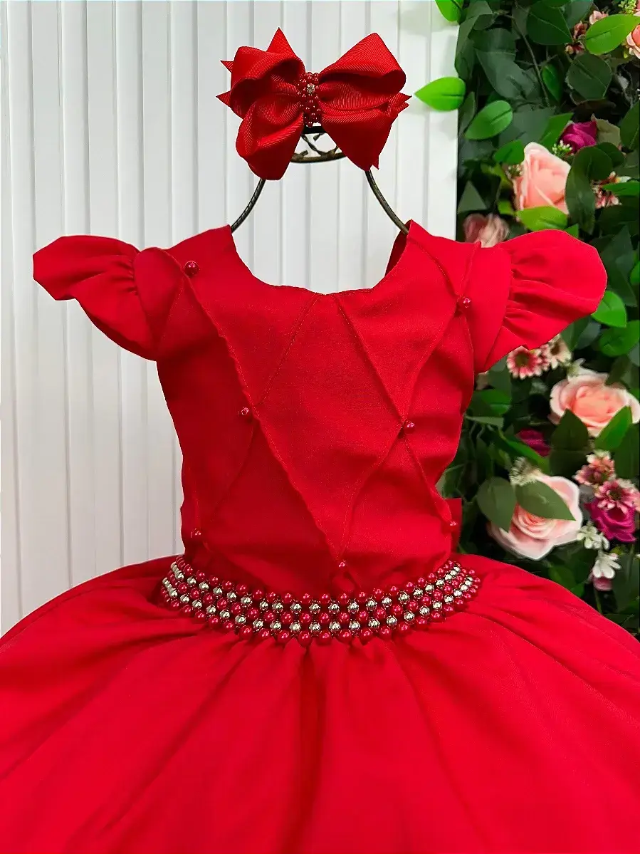 Vestido ariane longo vermelho, foto 4