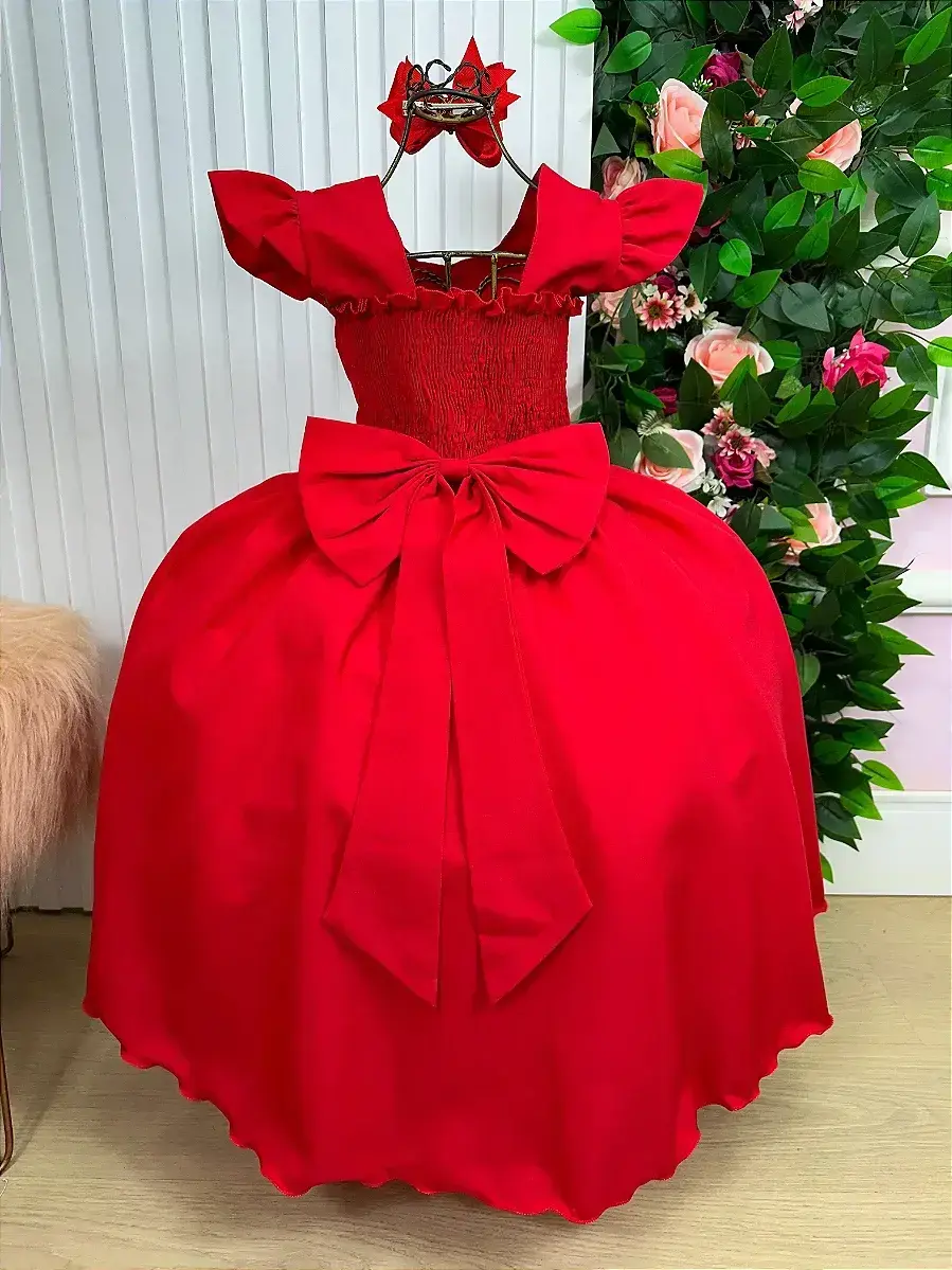 Vestido ariane longo vermelho, foto 5