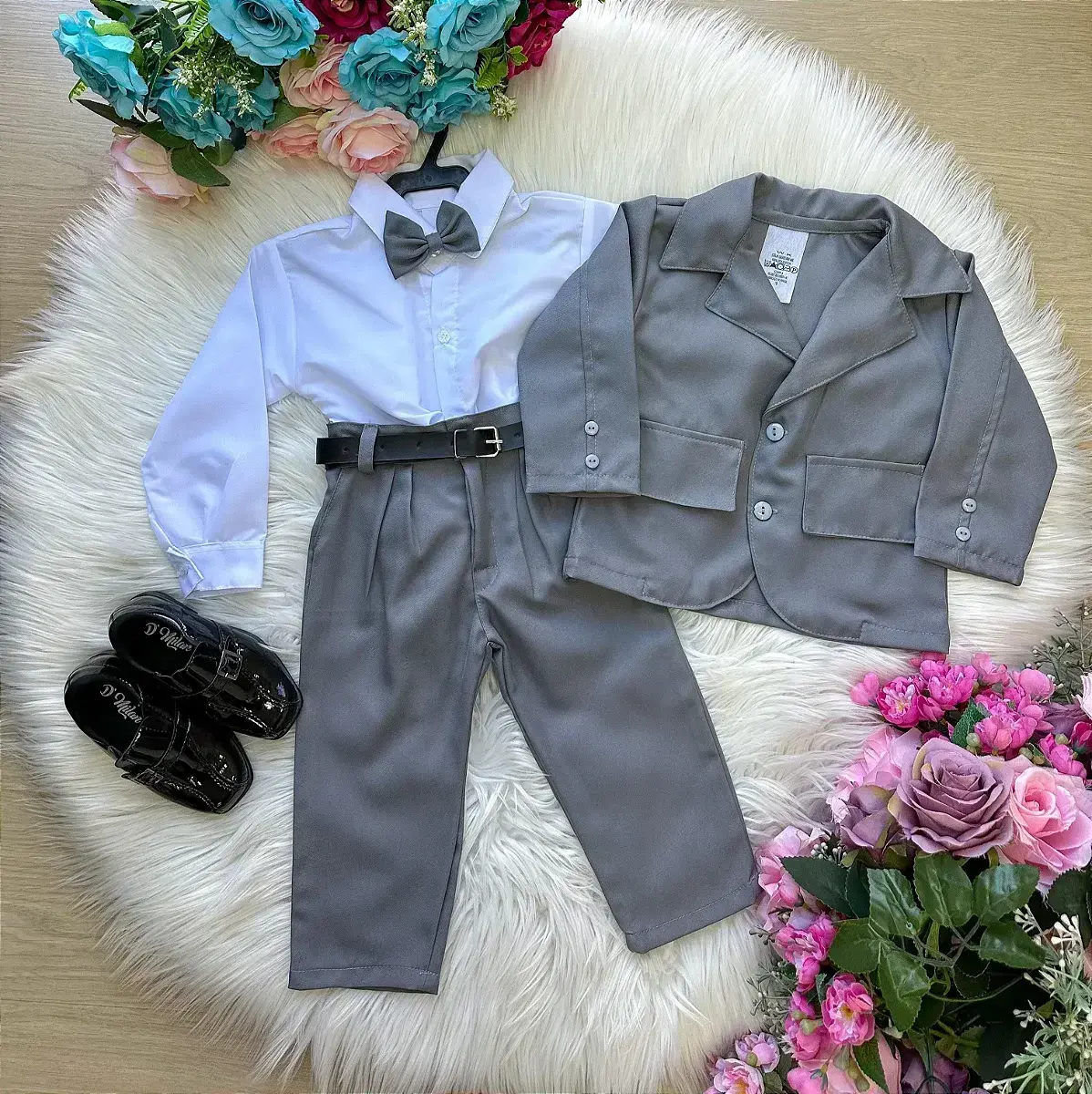 Conjunto social gabriel terno blaizer cinza, foto 2