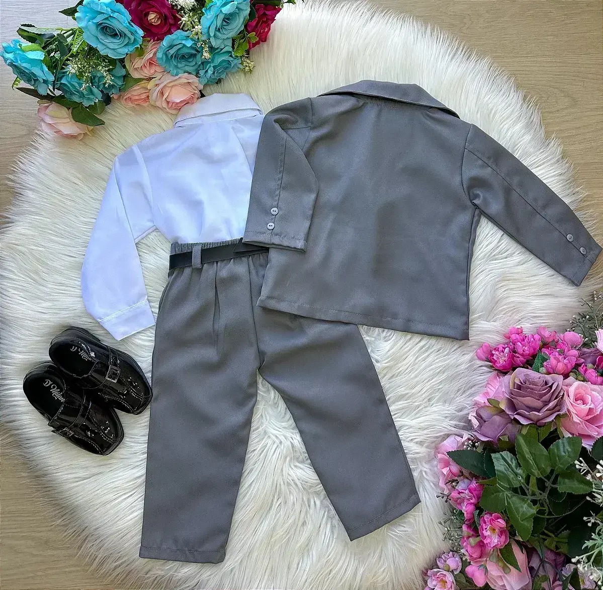 Conjunto social gabriel terno blaizer cinza, foto 5