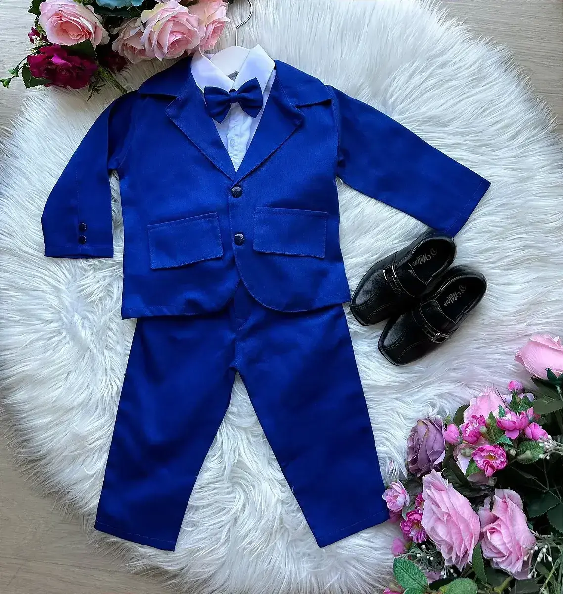 Conjunto social gabriel terno blaizer azul royal, foto 3