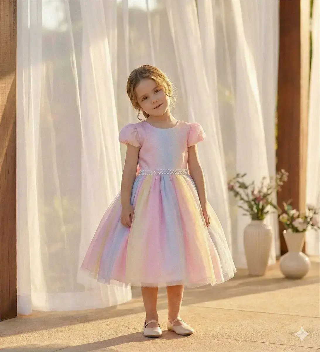 Vestido arco iris candy