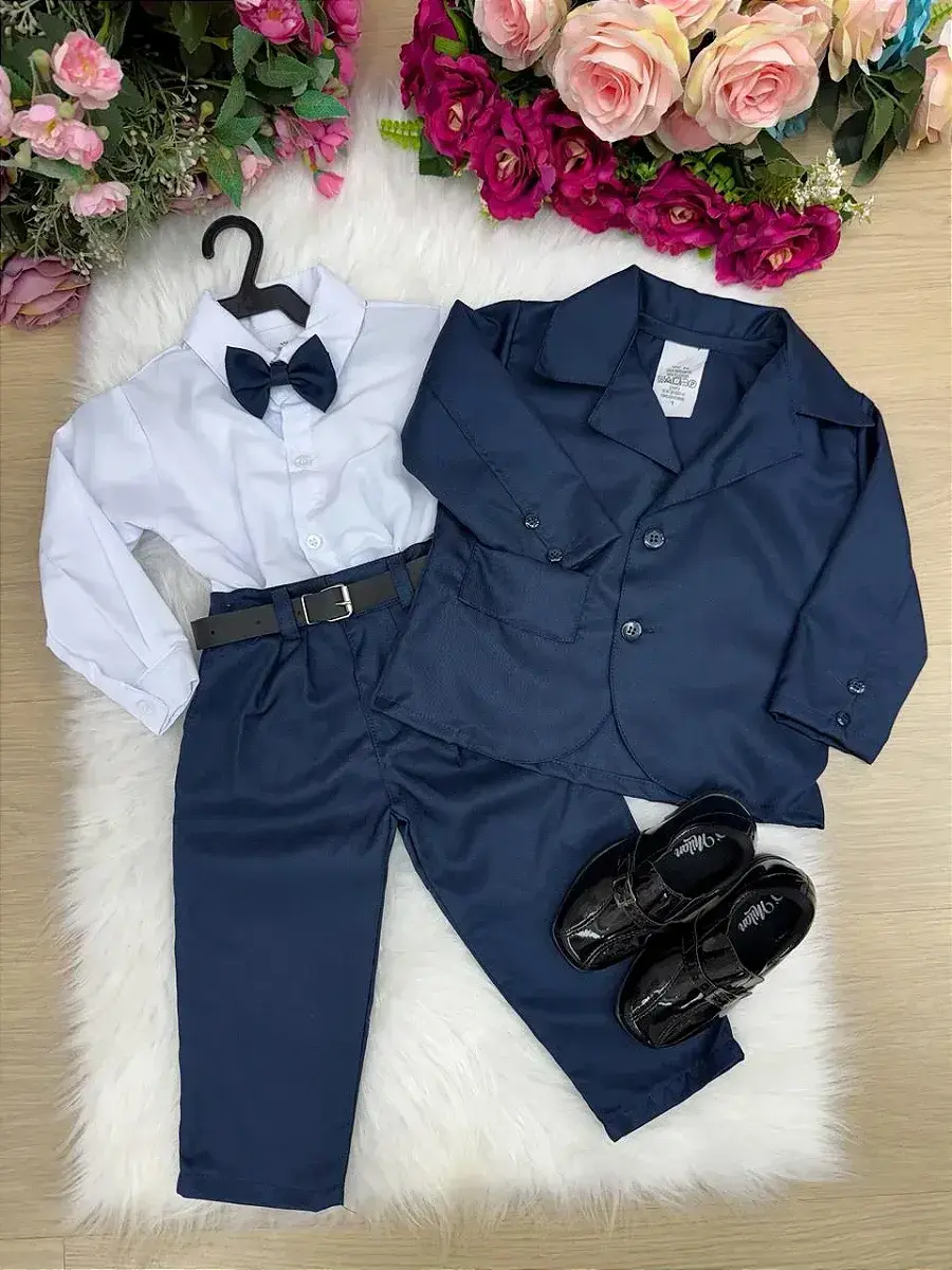 Conjunto social jorge terno azul marinho, foto 4