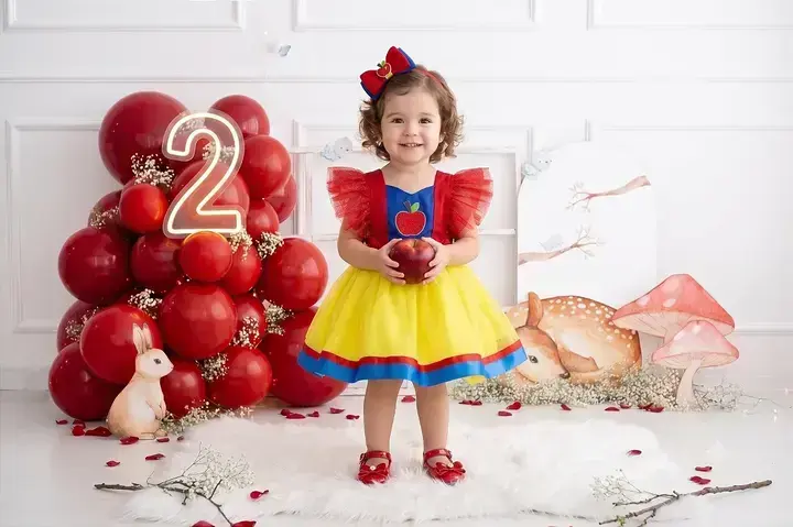 Vestido princesa maça