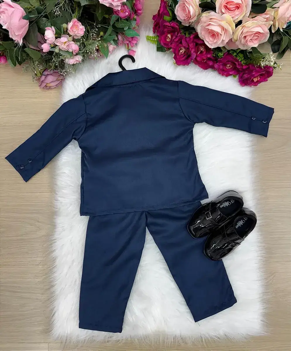 Conjunto social jorge terno azul marinho, foto 5
