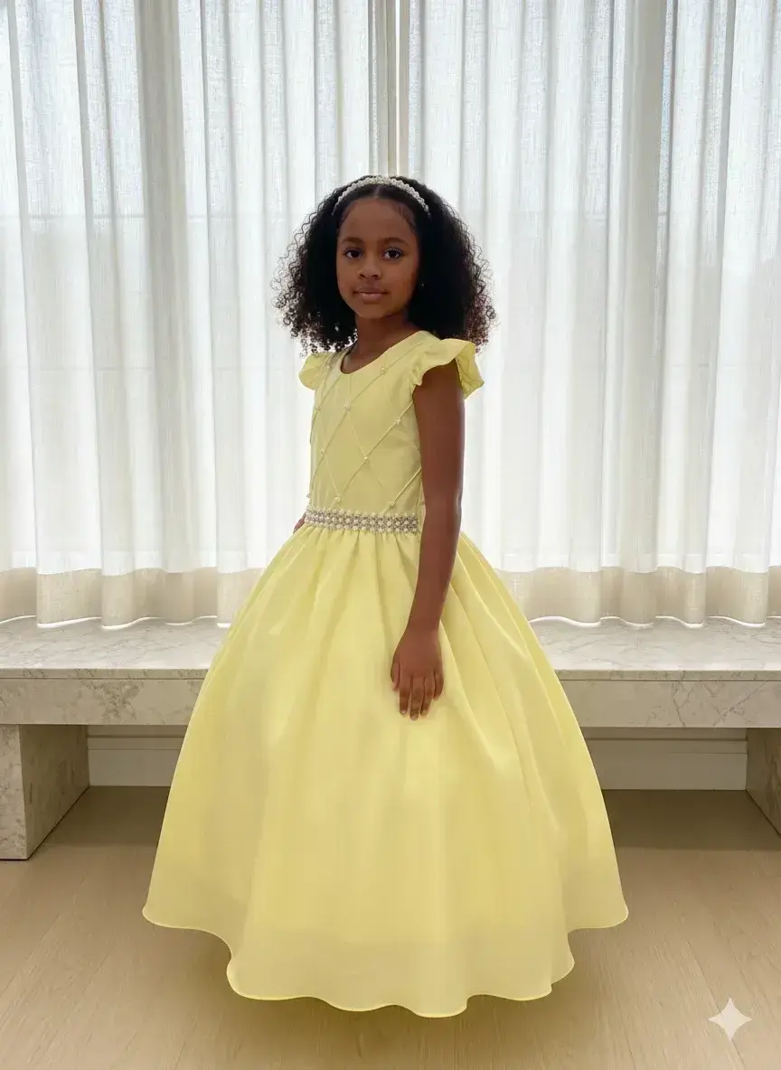 Vestido ariane longo amarelo, foto 2