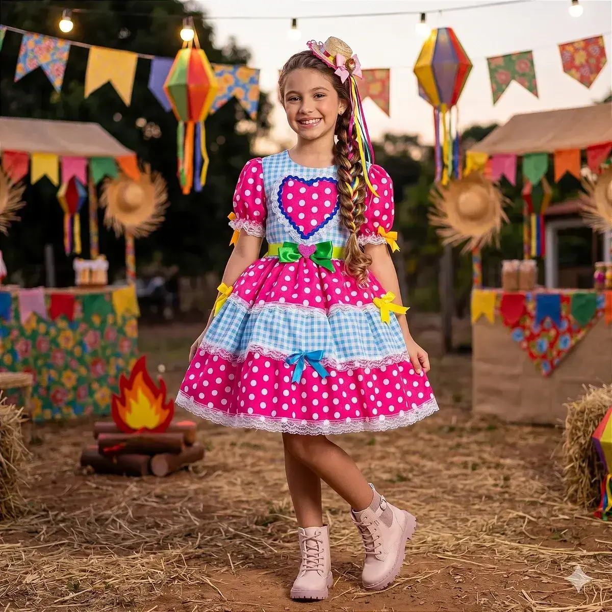 Vestido junino natasha