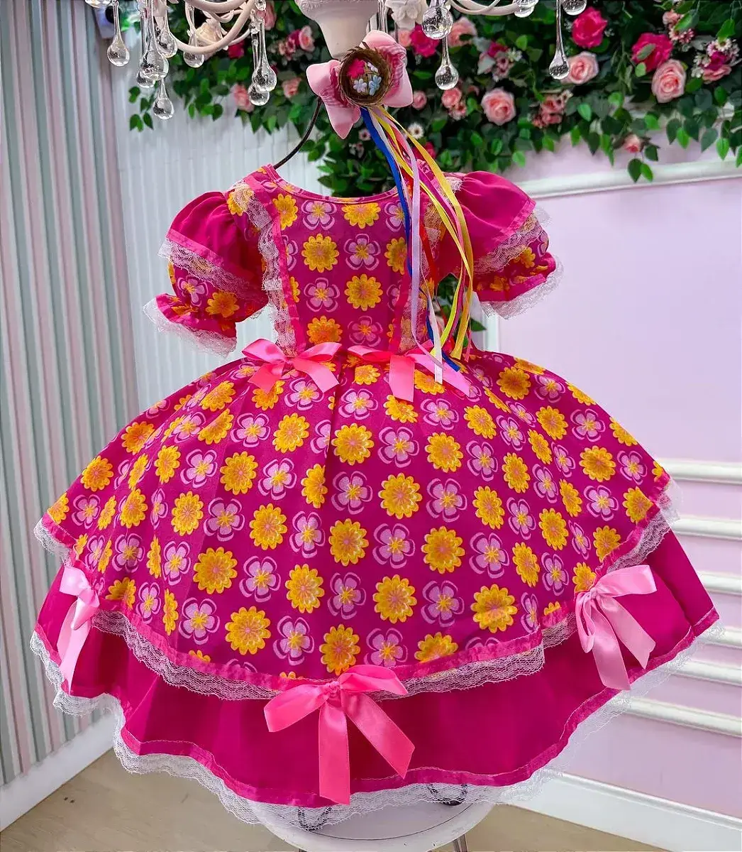 Vestido junino festa maisa pink, foto 3