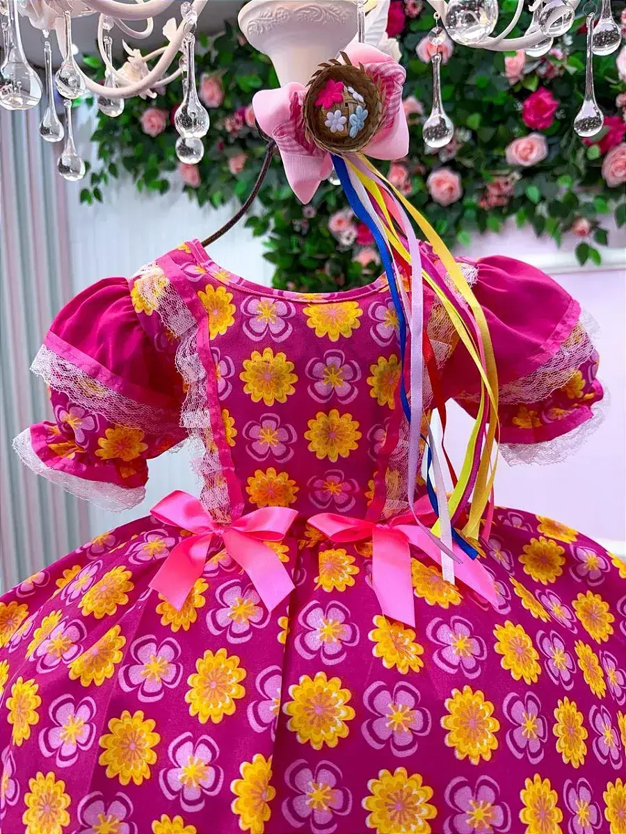 Vestido junino festa maisa pink, foto 4
