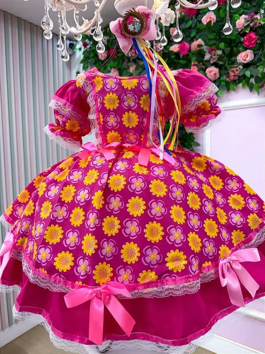 Vestido junino festa maisa pink, foto 5