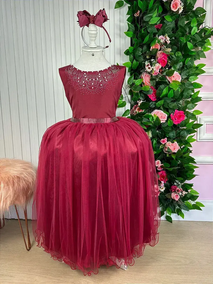 Vestido longo regata marsala, foto 2