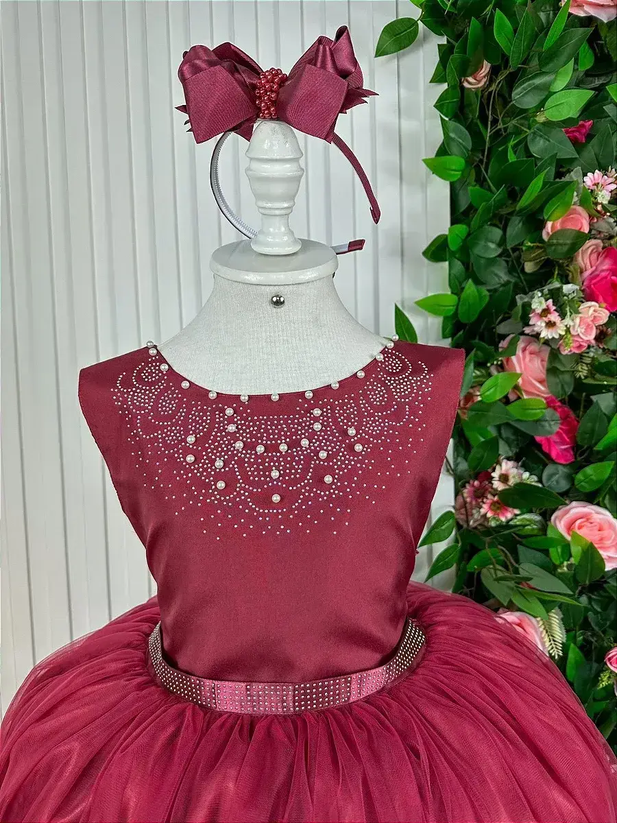 Vestido longo regata marsala, foto 3