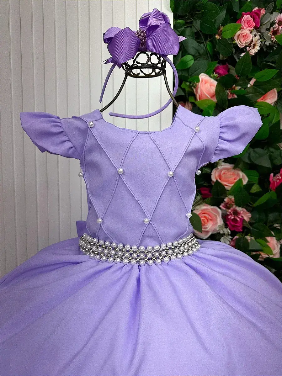 Vestido ariane longo lilás, foto 8