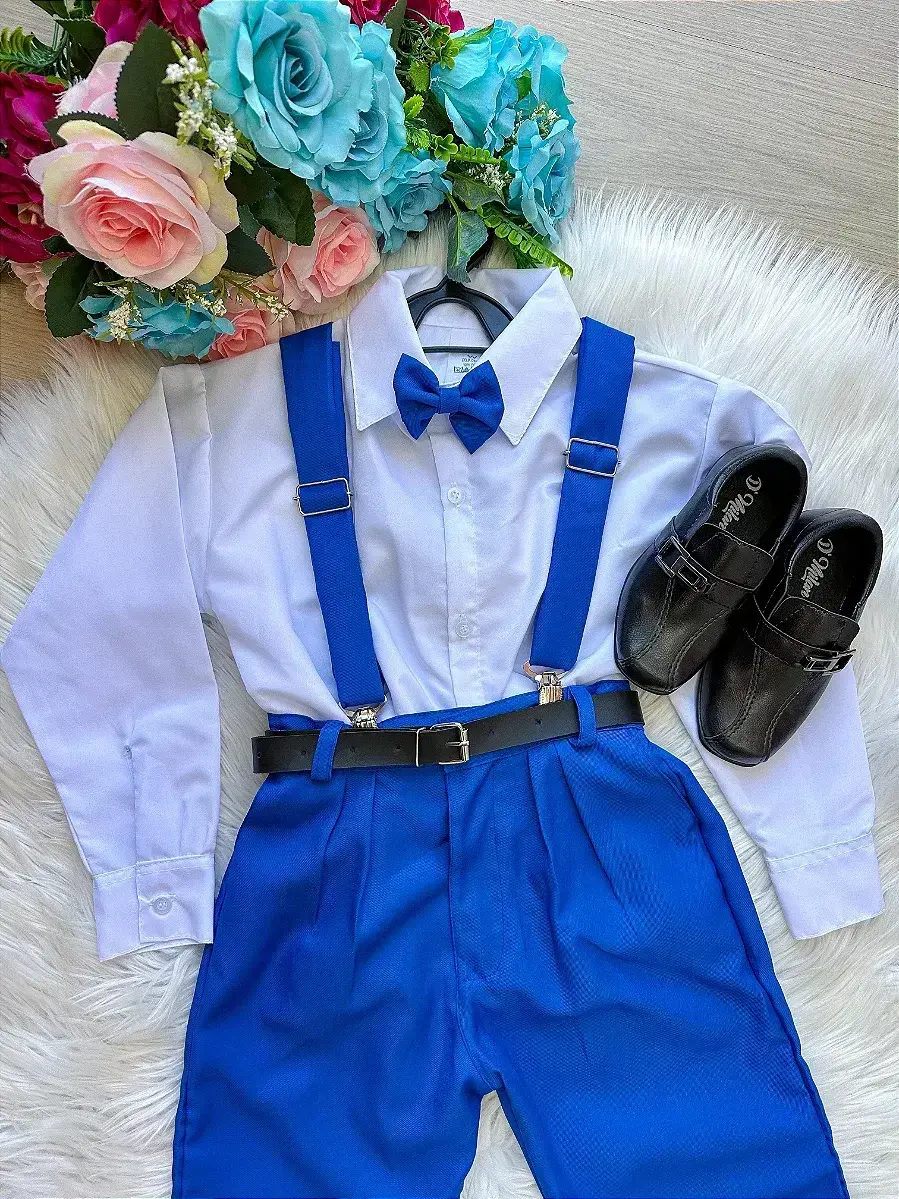 Conjunto leo suspensorio azul royal, foto 3