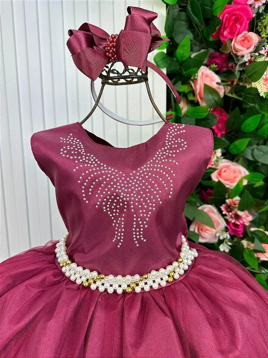 Vestido longo larissa marsala, foto 3