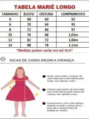 Guia de tamanhos