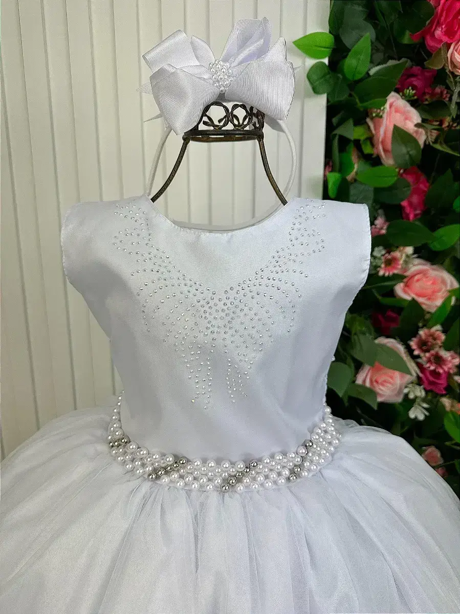 Vestido longo larissa branco, foto 3