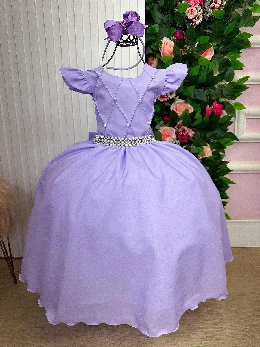 Vestido ariane longo lavanda, foto 7