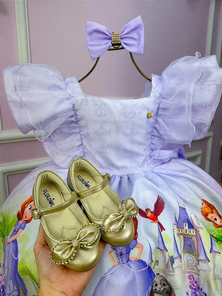 Vestido festa princesa sofia, foto 4