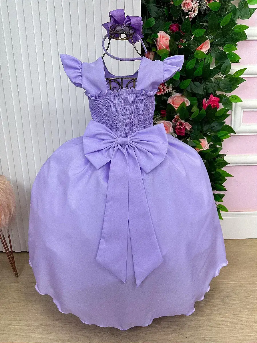 Vestido ariane longo lavanda, foto 9