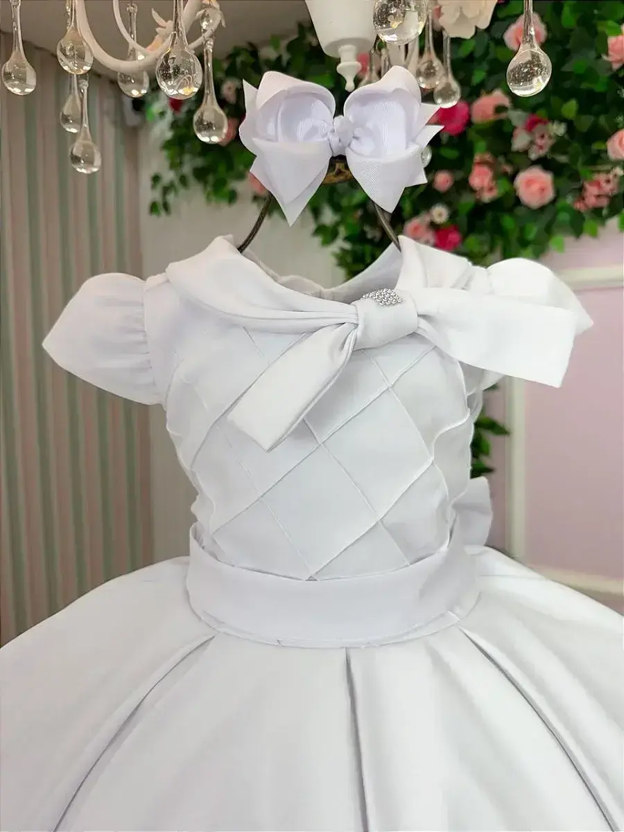 Vestido ravena branco, foto 3