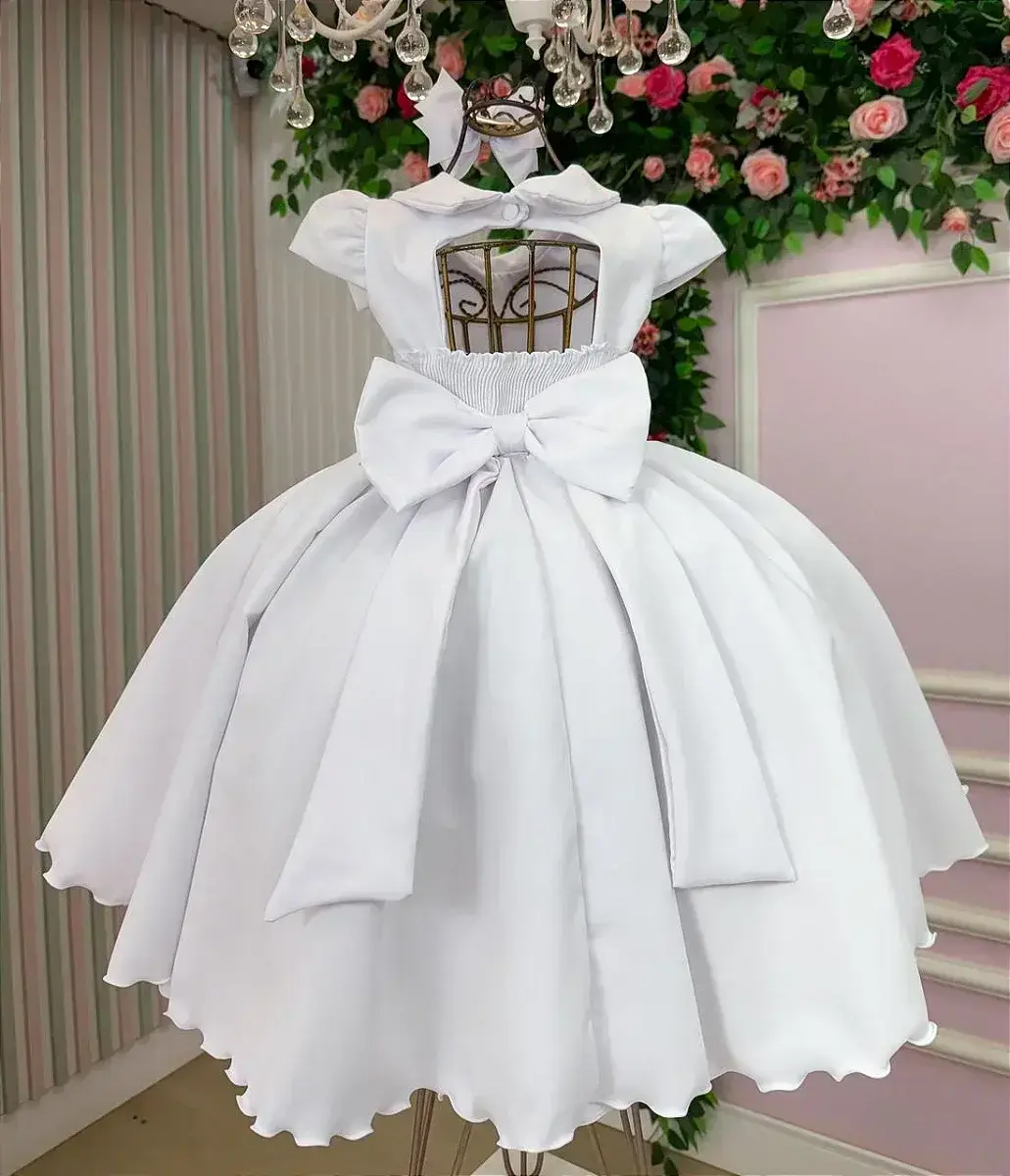 Vestido ravena branco, foto 6