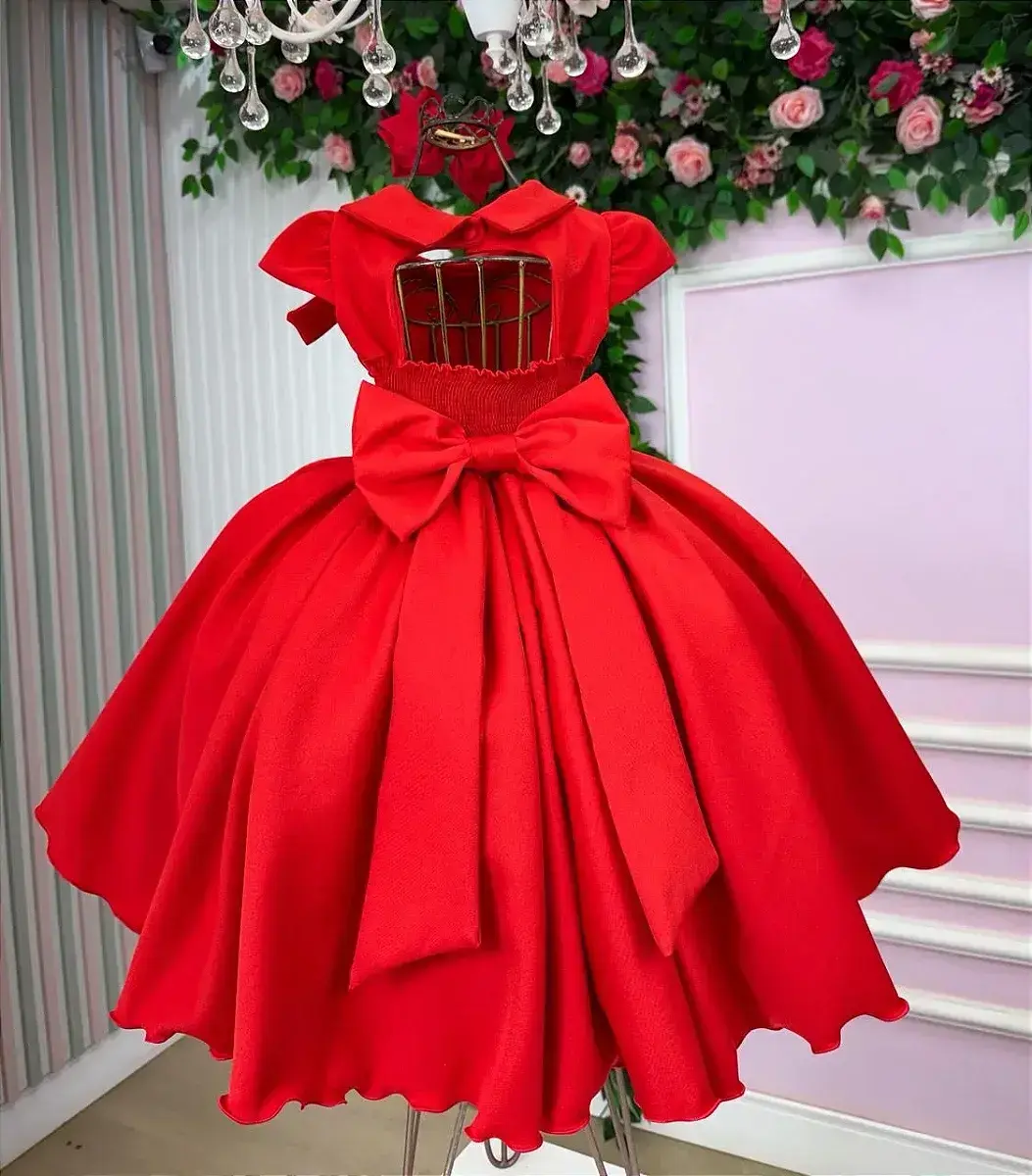 Vestido ravena vermelho, foto 8