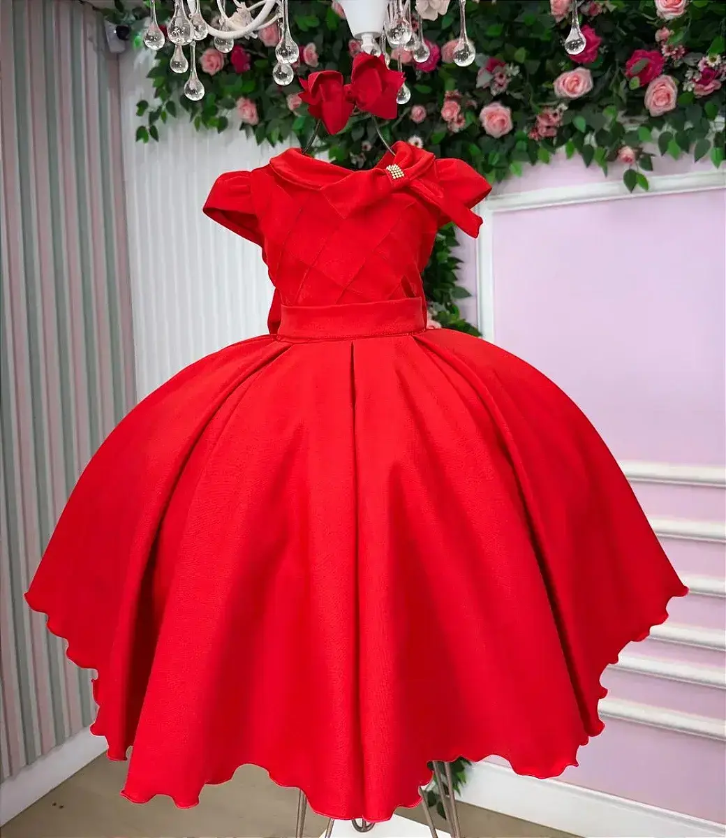 Vestido ravena vermelho, foto 2
