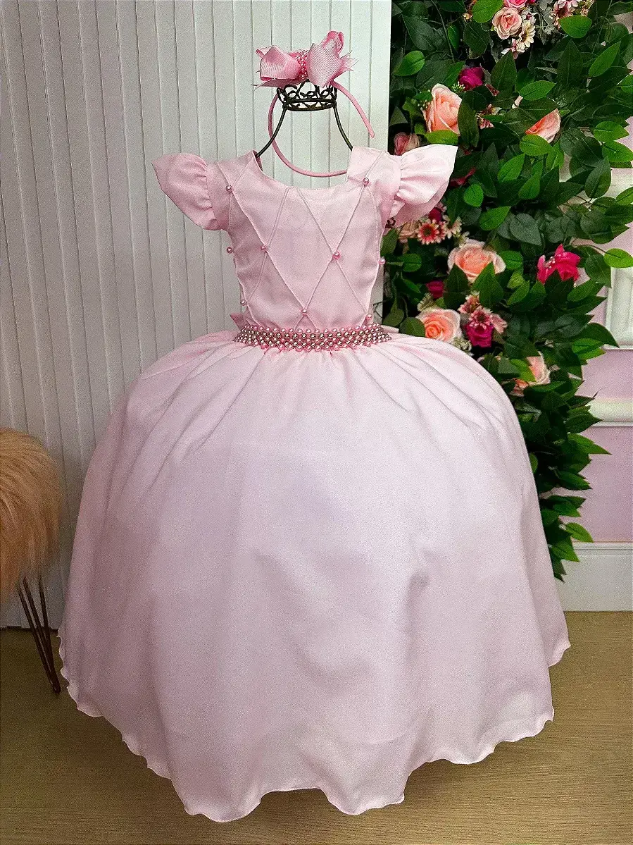 Vestido ariane longo rosa, foto 3