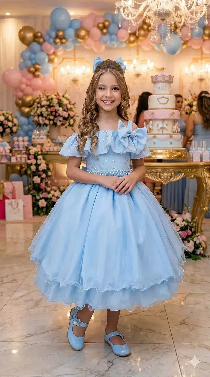 Vestido martina azul