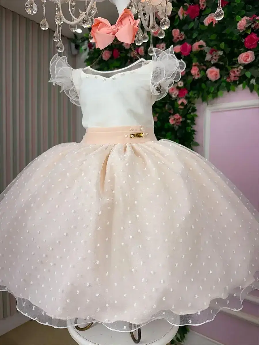 Vestido betani pessego, foto 4
