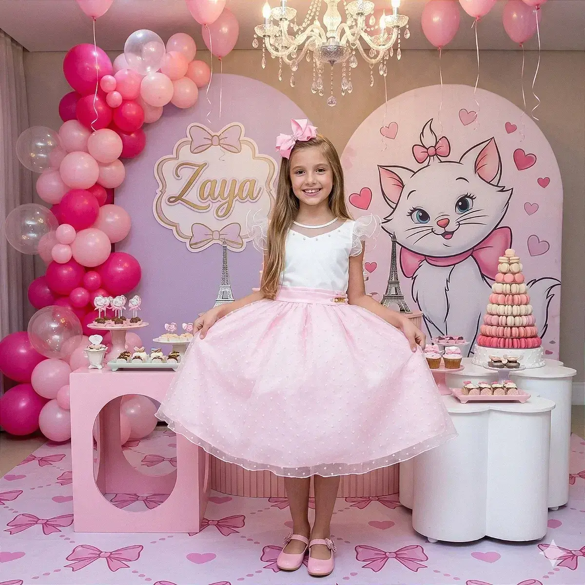 Vestido betani rosa
