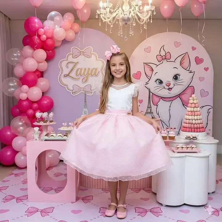 Vestido betani rosa