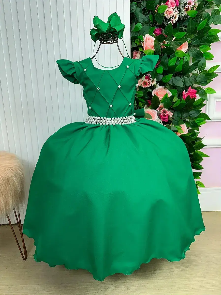 Vestido ariane longo verde bandeira, foto 3