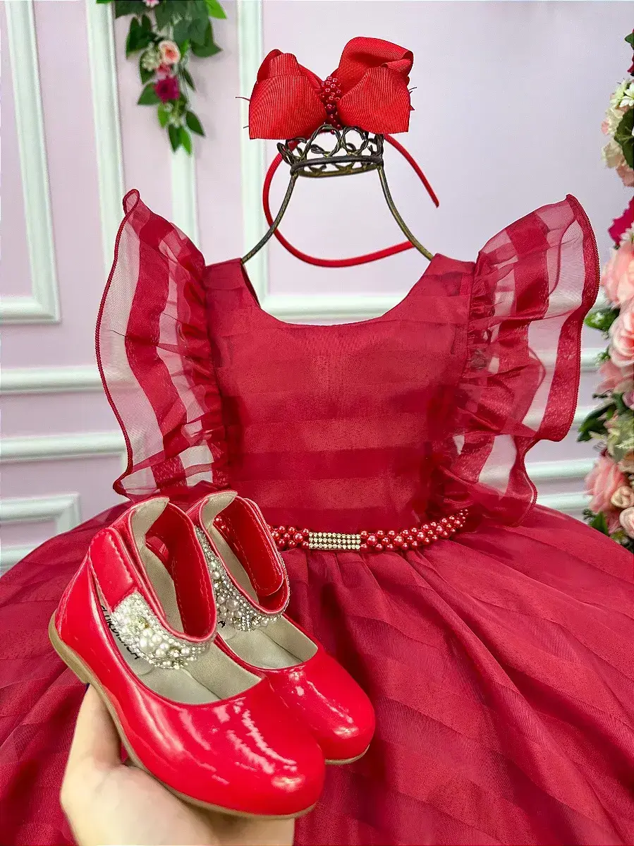 Vestido laila vermelho, foto 2