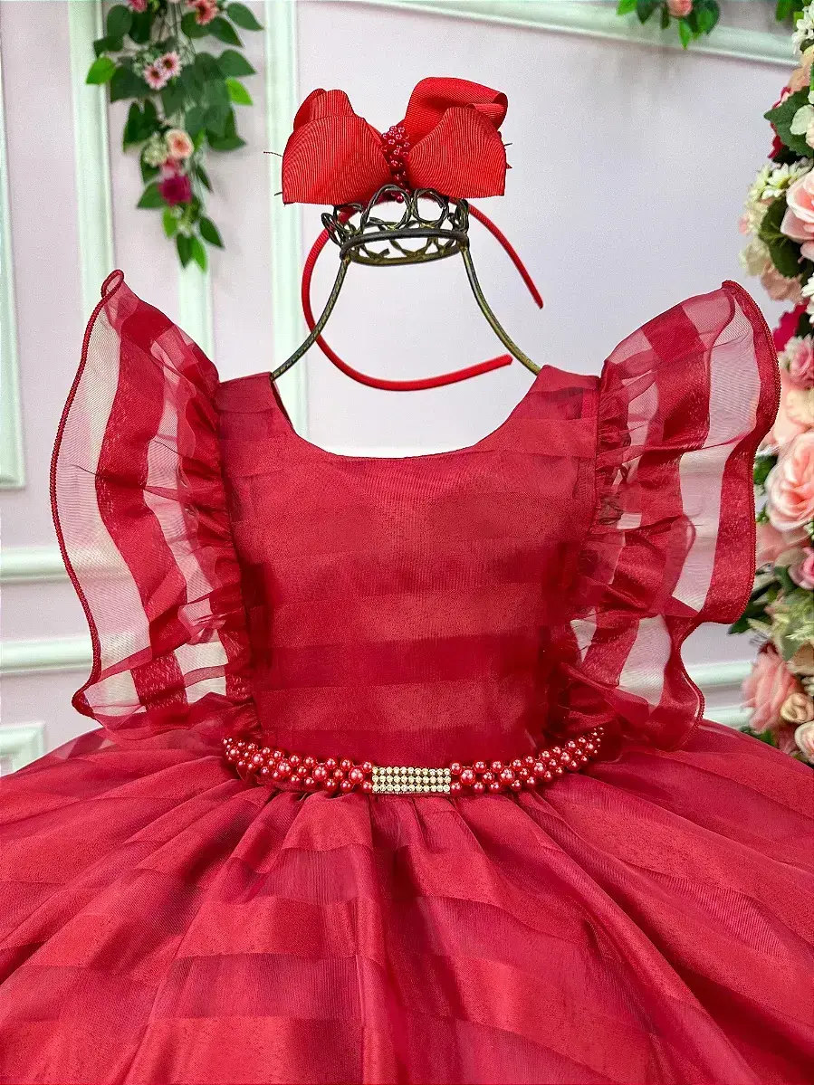 Vestido laila vermelho, foto 3