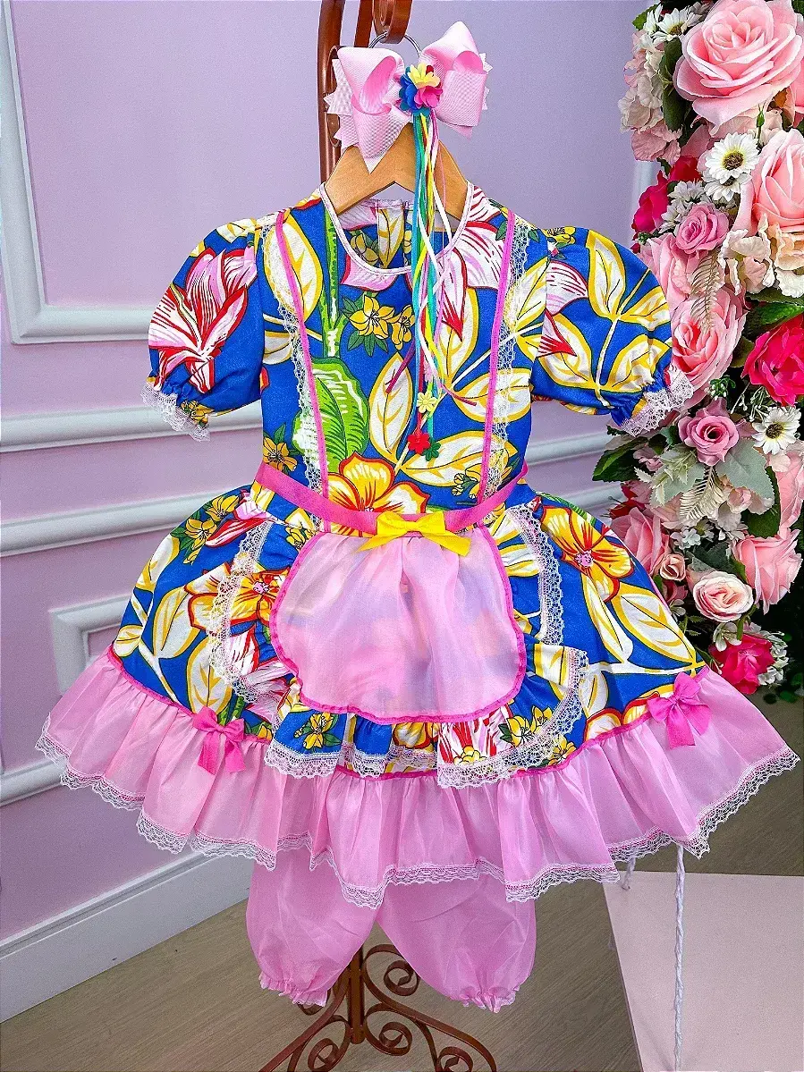 Vestido junino claudete