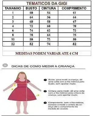 Guia de tamanhos